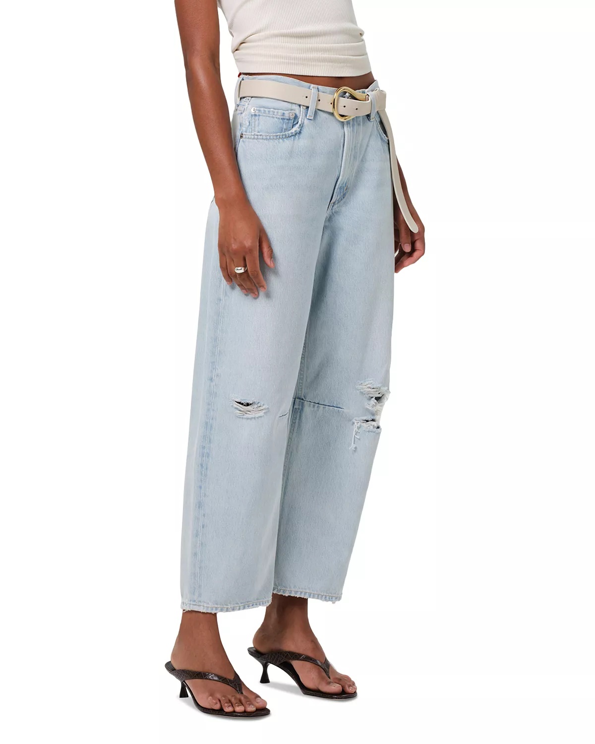 Miro High Rise Relaxed Jeans in Liri - 2
