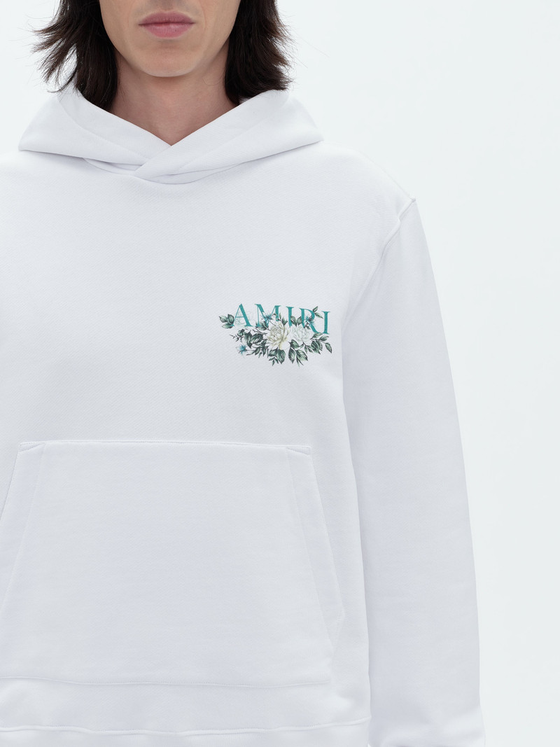 FLORAL AMIRI LOGO HOODIE 5