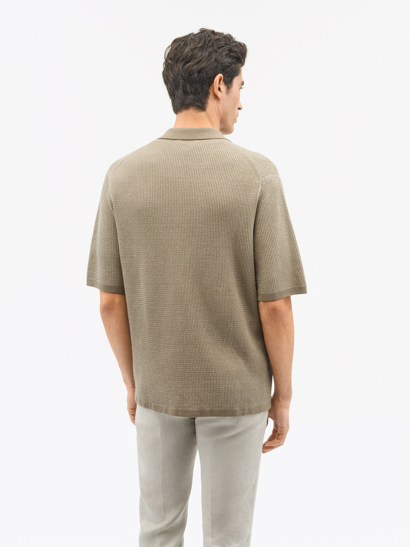 TIGER OF SWEDEN River T Merino Linen Cardigan outlook