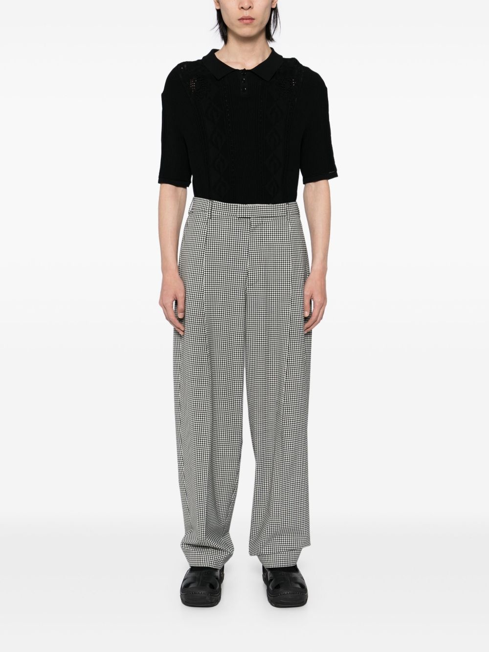 checked trousers - 2