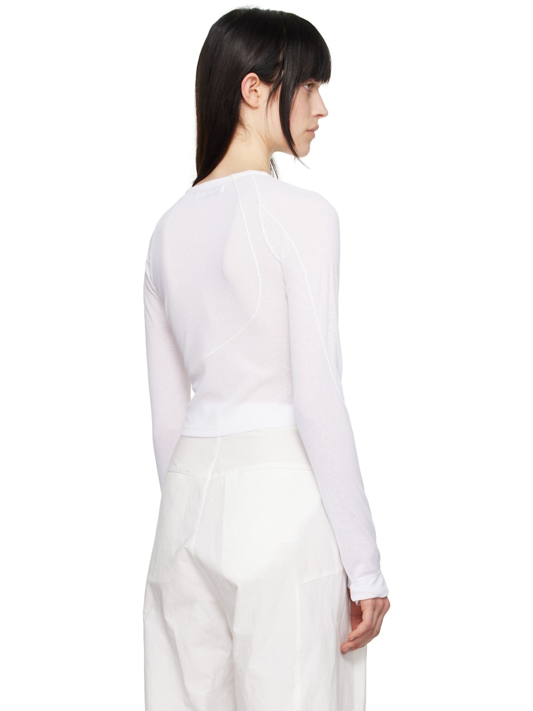 White Helix Long Sleeve T-shirt - 3