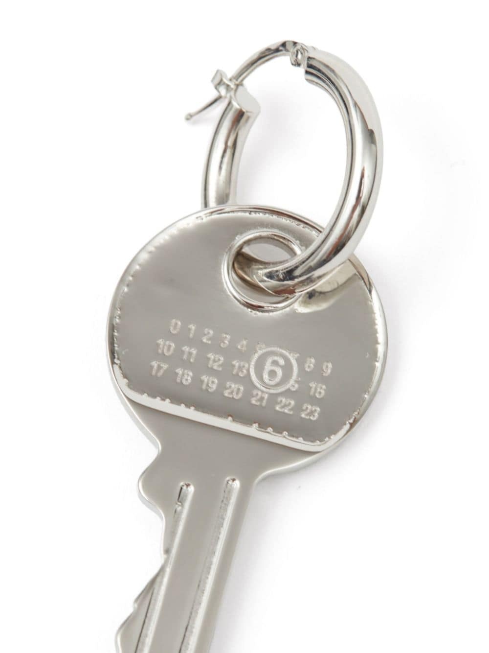 Numeric Signature Key drop earrings - 2