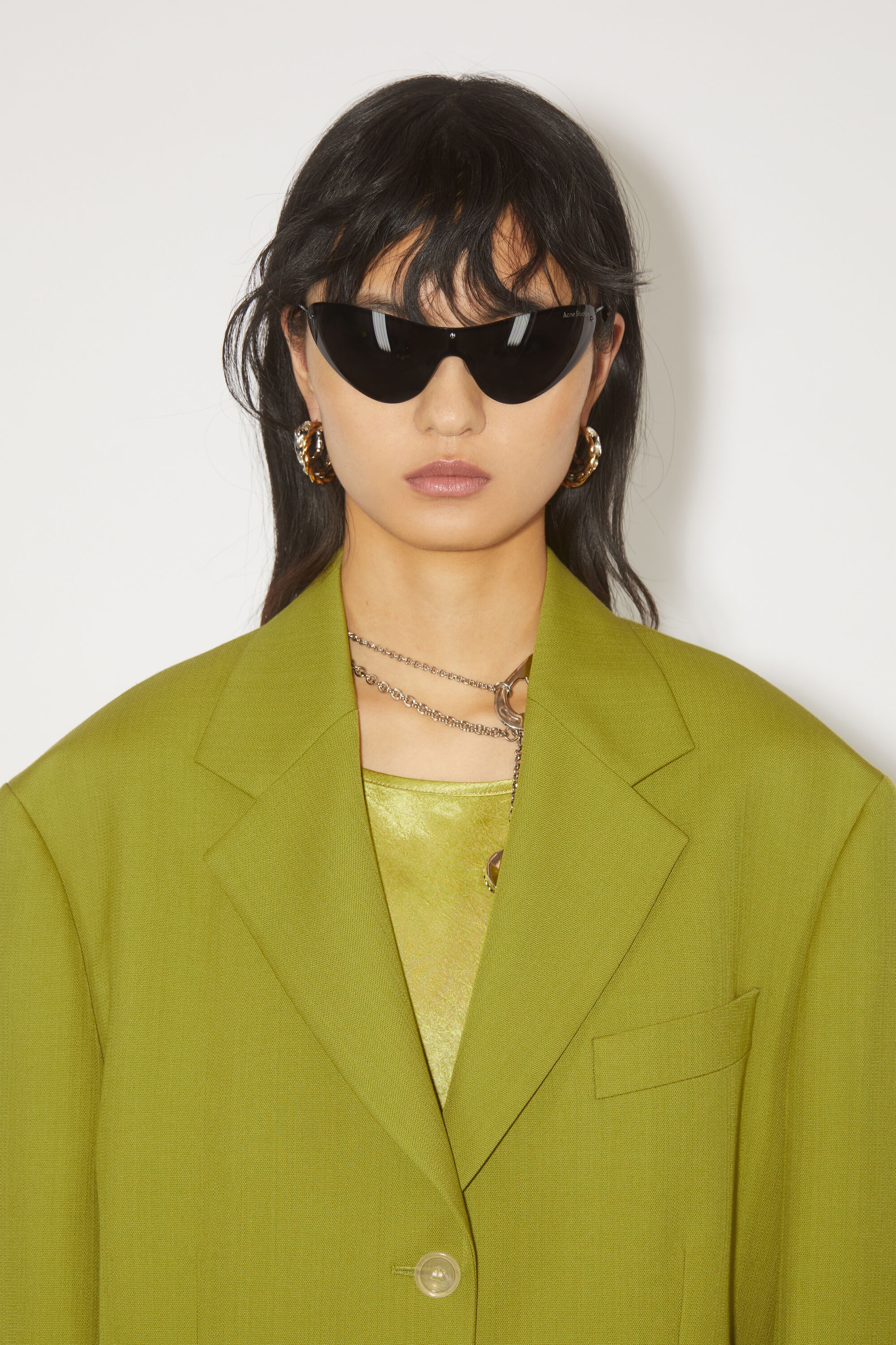 Relaxed fit suit jacket - Seaweed green - 6