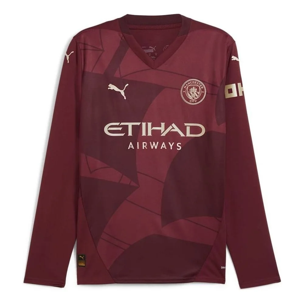 Puma 맨체스터 시티 24/25 어웨이 LS 저지 '레드' 775097-03 - 1