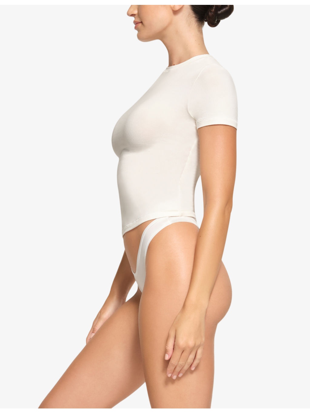 Short-sleeved slim-fit stretch-cotton T-shirt - 3