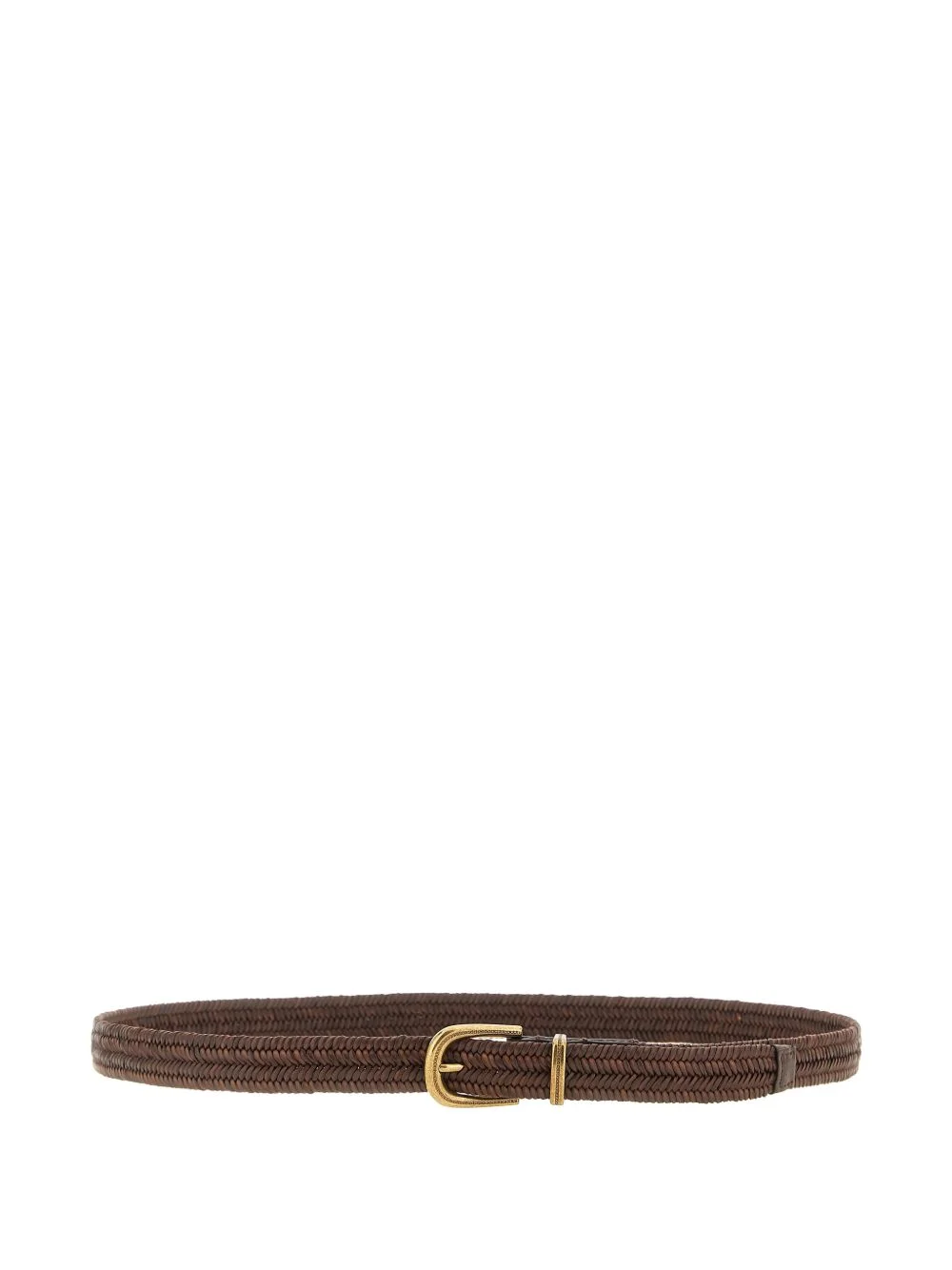 braided buckle belt - 1