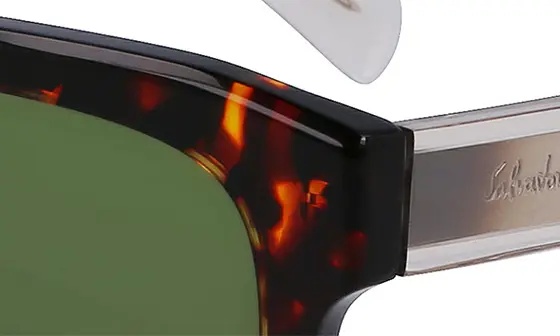 56mm Polarized Rectangular Sunglasses - 6