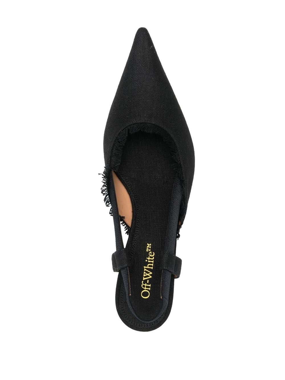 slingback pointed toe pumps - 4