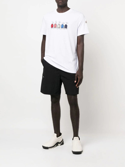 Moncler duck-print short-sleeve T-shirt outlook