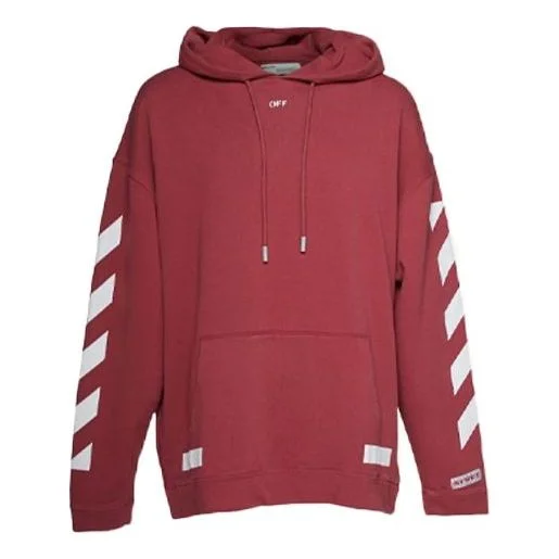 Off-White Arrow Stripe Printing Red OMBB009F170030282401 - 1