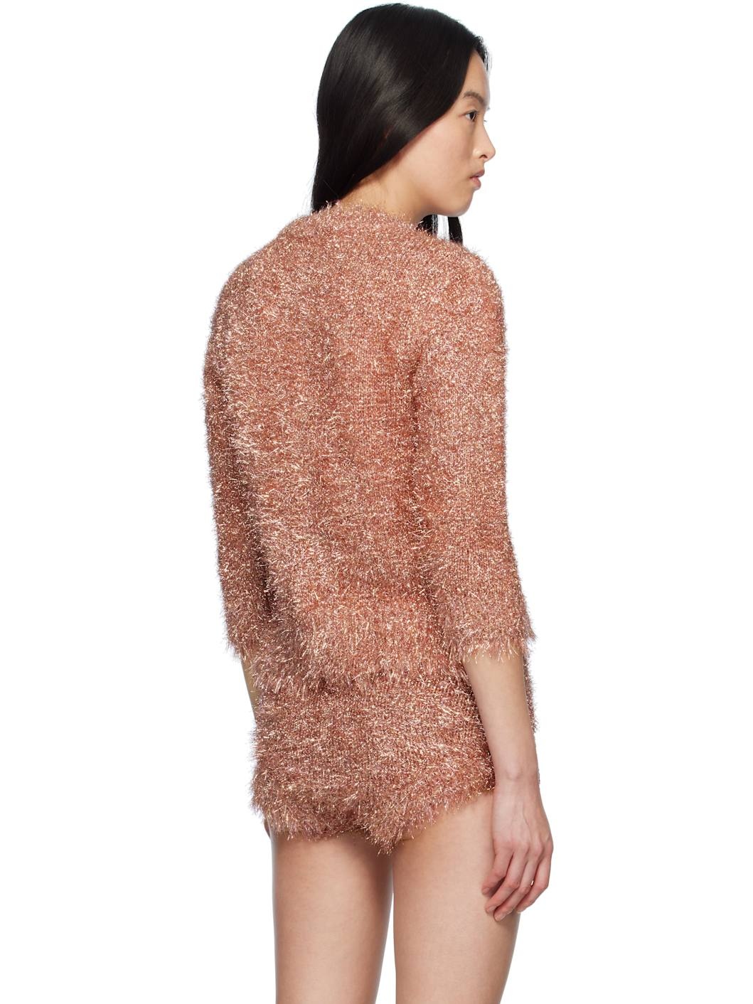 Pink Tinsel Knit Cardigan - 3