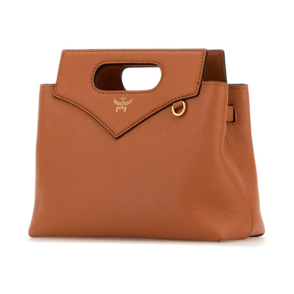 SOFT DIAMOND CARAMEL LEATHER HANDBAG - 2