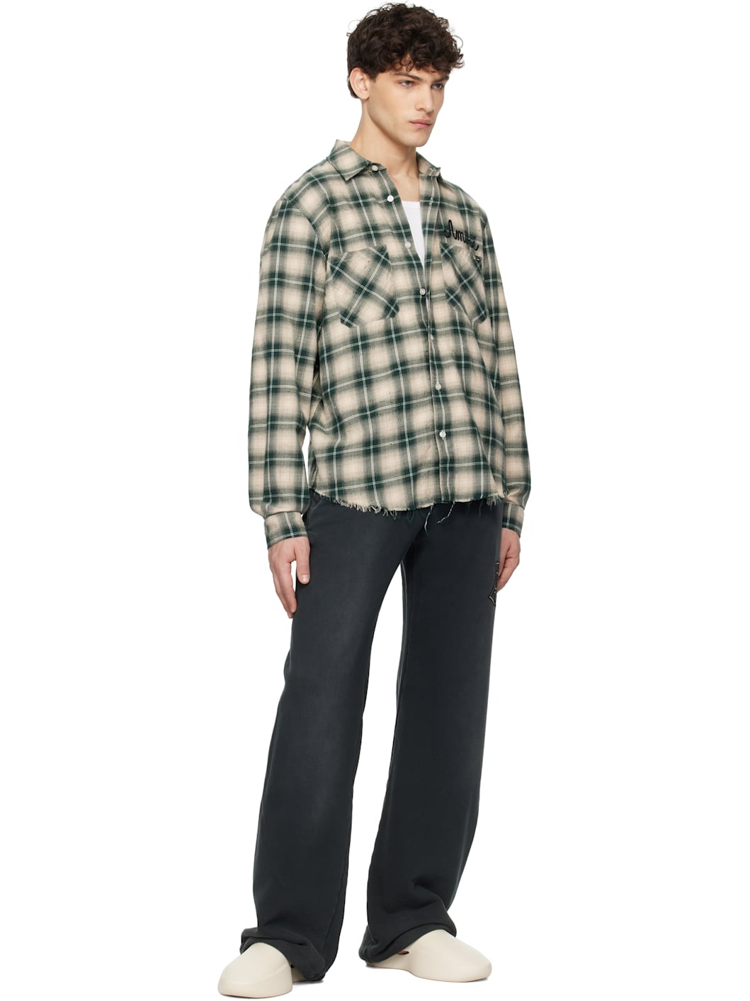 Black Vintage MA Sweatpants - 4