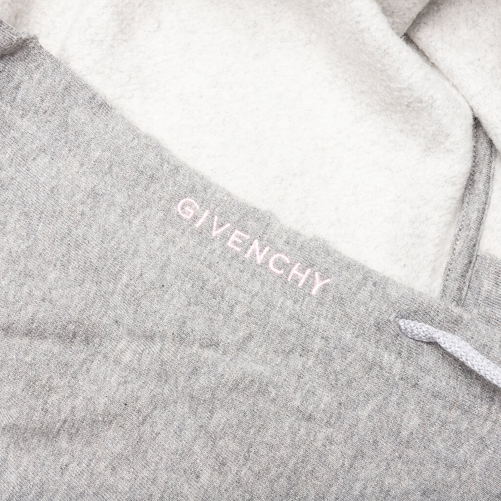 STUDIO DESTROYED HOODIE - HEATHER GREY - 5