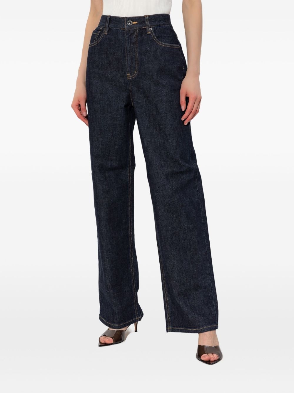 5-pockets straight jeans - 3