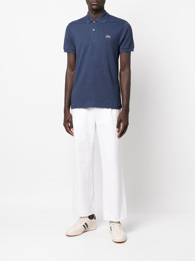 LACOSTE logo-patch short-sleeve polo shirt outlook