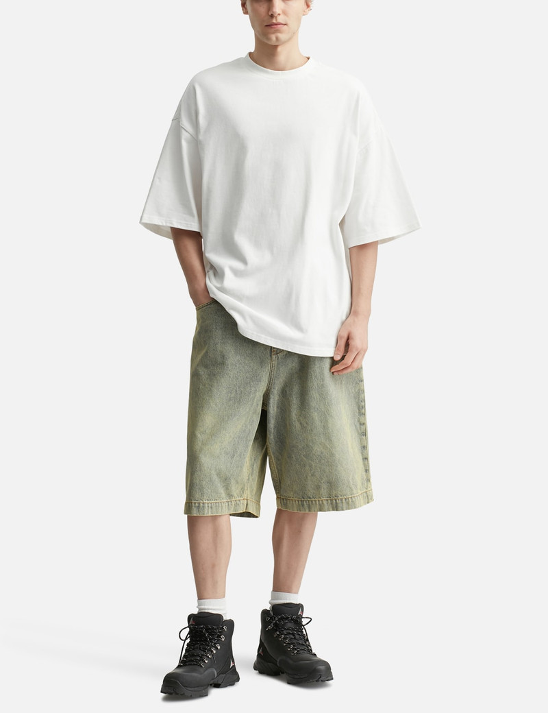 entire studios HEAVY BOXY TEE WHITE outlook