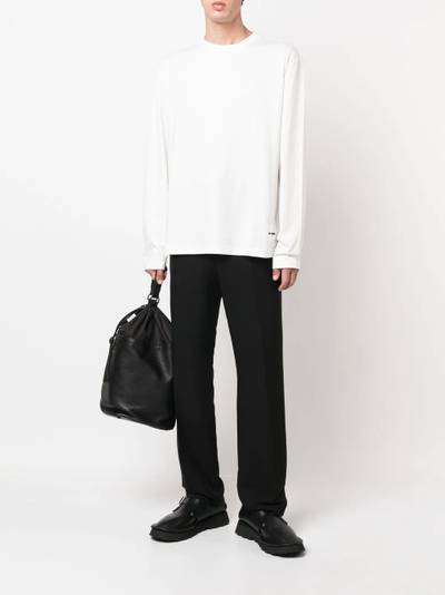 Jil Sander logo-patch crew-neck T-shirt outlook