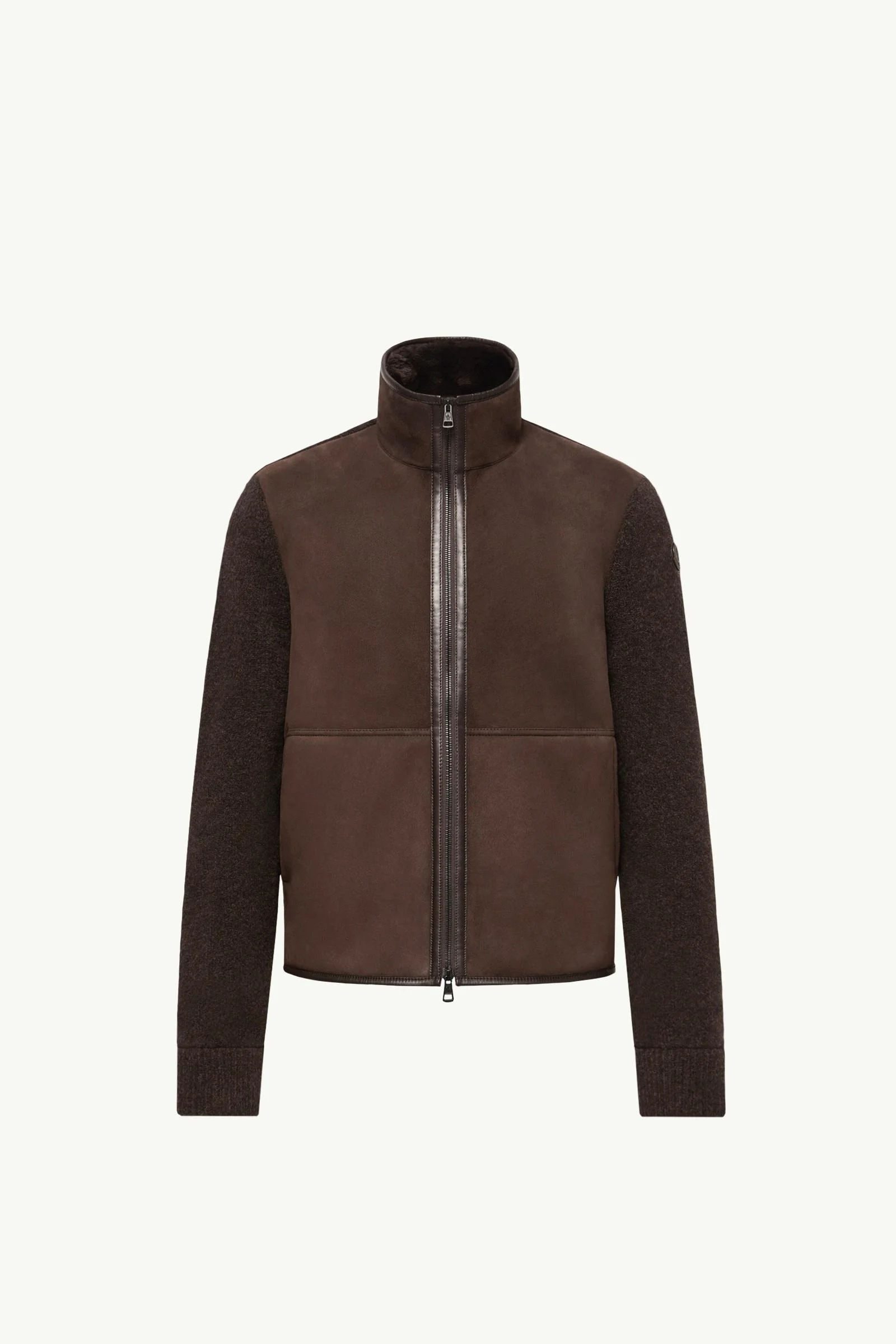 Wool Zip-Up Cardigan - 1