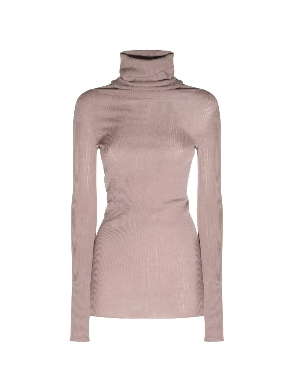 ribbed-knit roll-neck sweater - 1