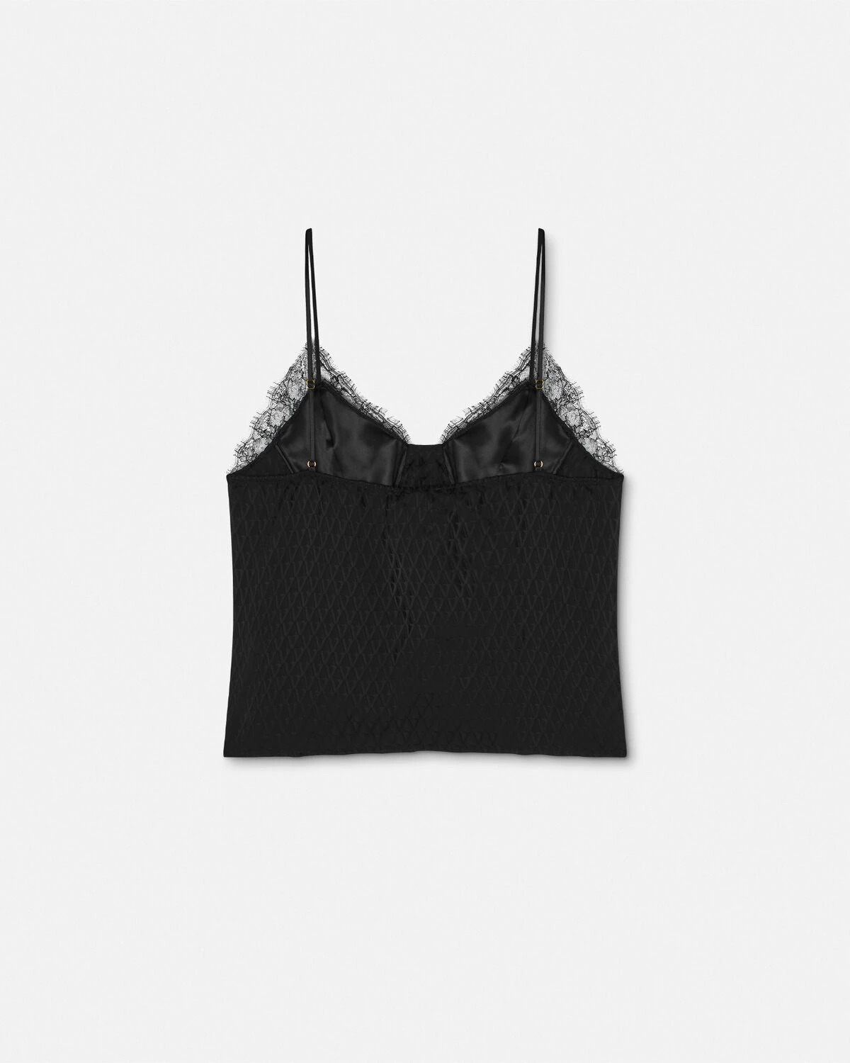 V Allover Silk Slip Camisole - 3