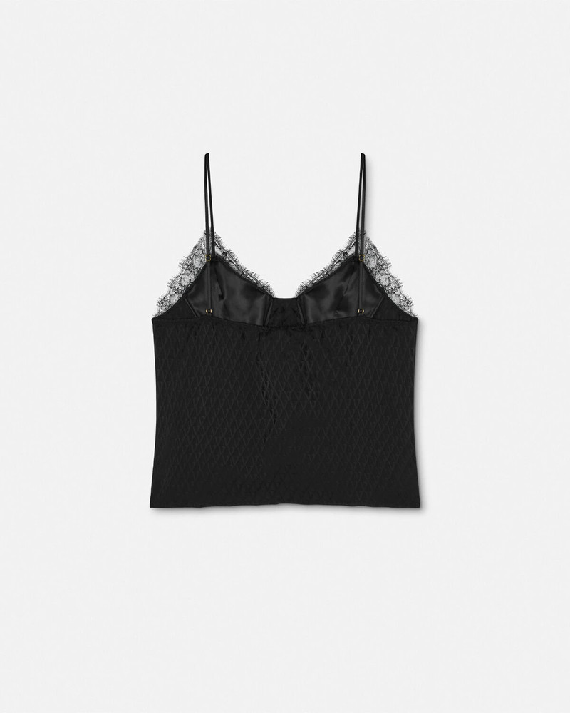 V Allover Silk Slip Camisole 3