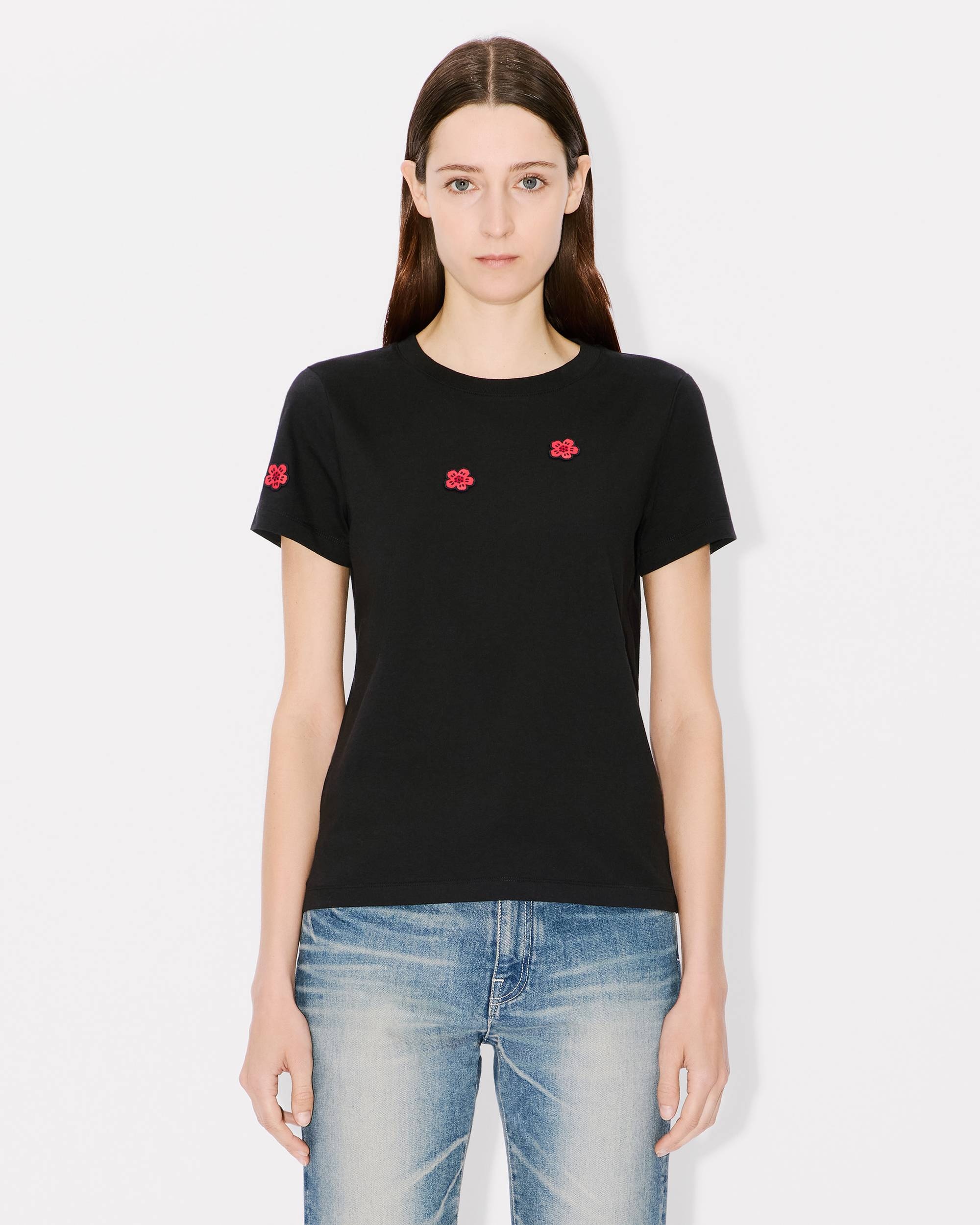 'Boke Flower' classic embroidered T-shirt - 3