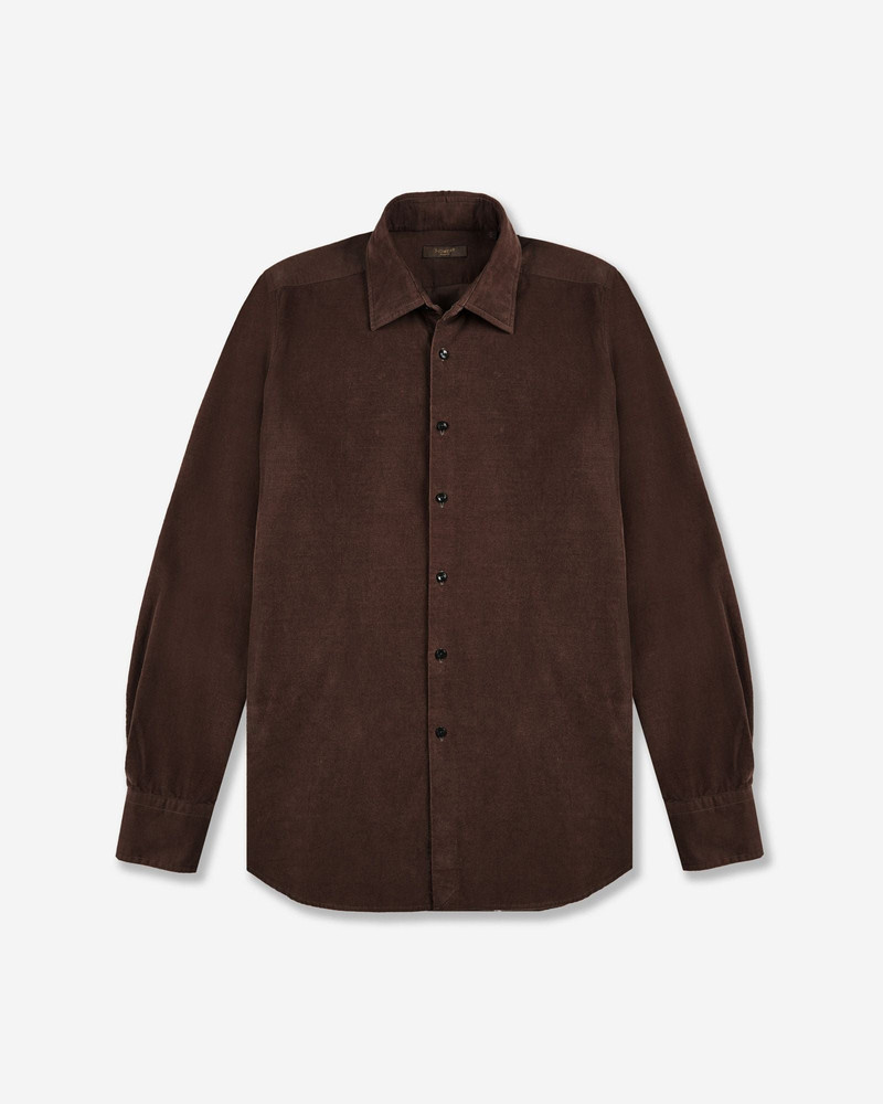 Regular fit corduroy shirt 1