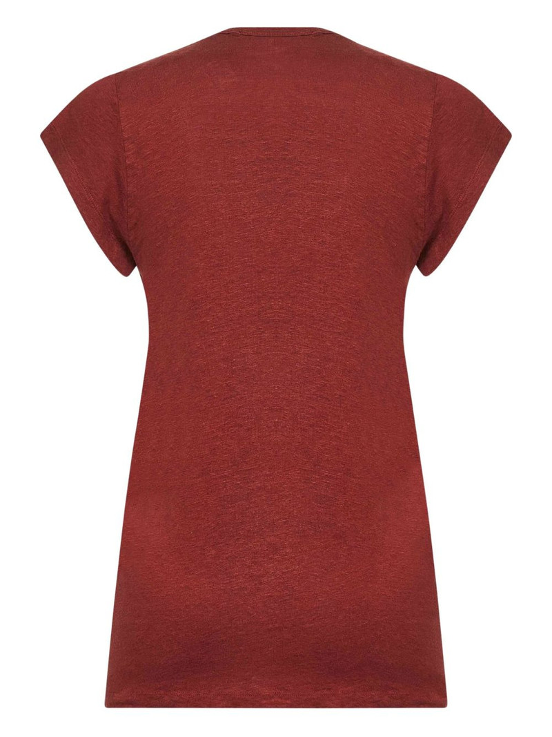 Isabel Marant Étoile ribbed V-neck T-shirt outlook