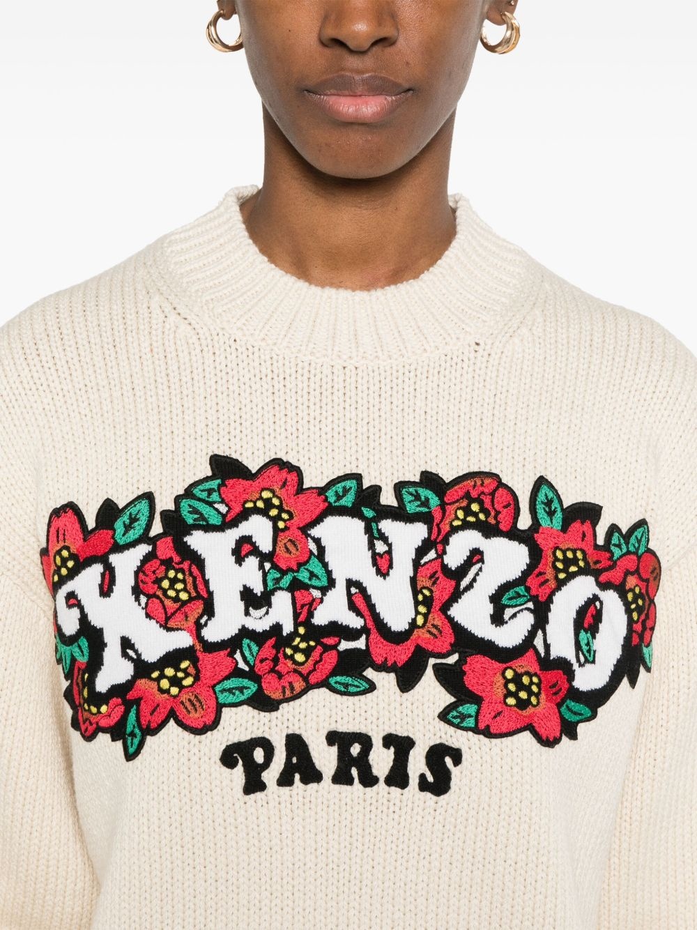 x Verdy logo-patch sweater - 5