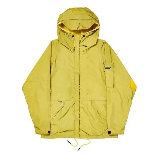 PALACE FW19 DeflectorHoodie 재킷 황색 PAL-FW19-007 - 1