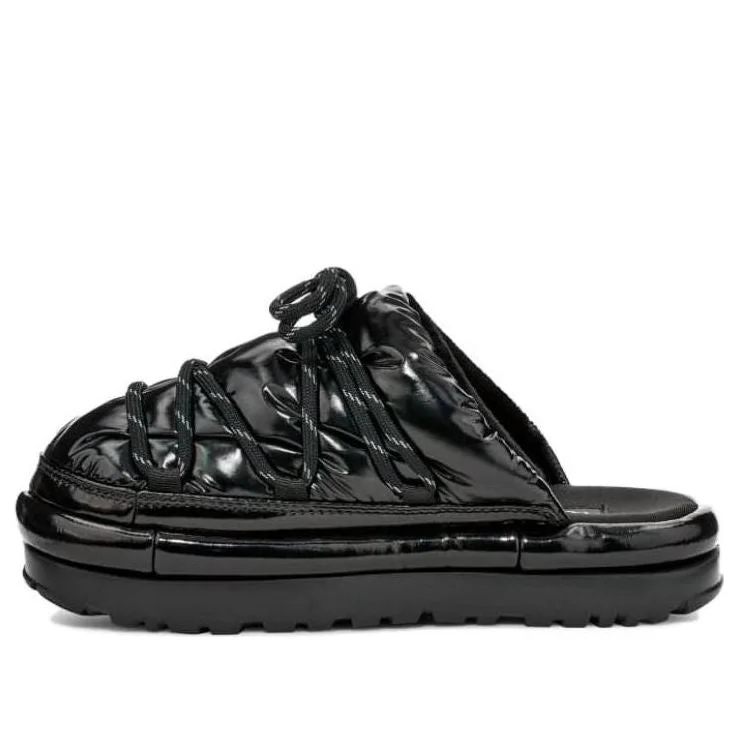 (WMNS) UGG Hi Shine Spaceslider Slide 'Black' 1149033-BLK - 1