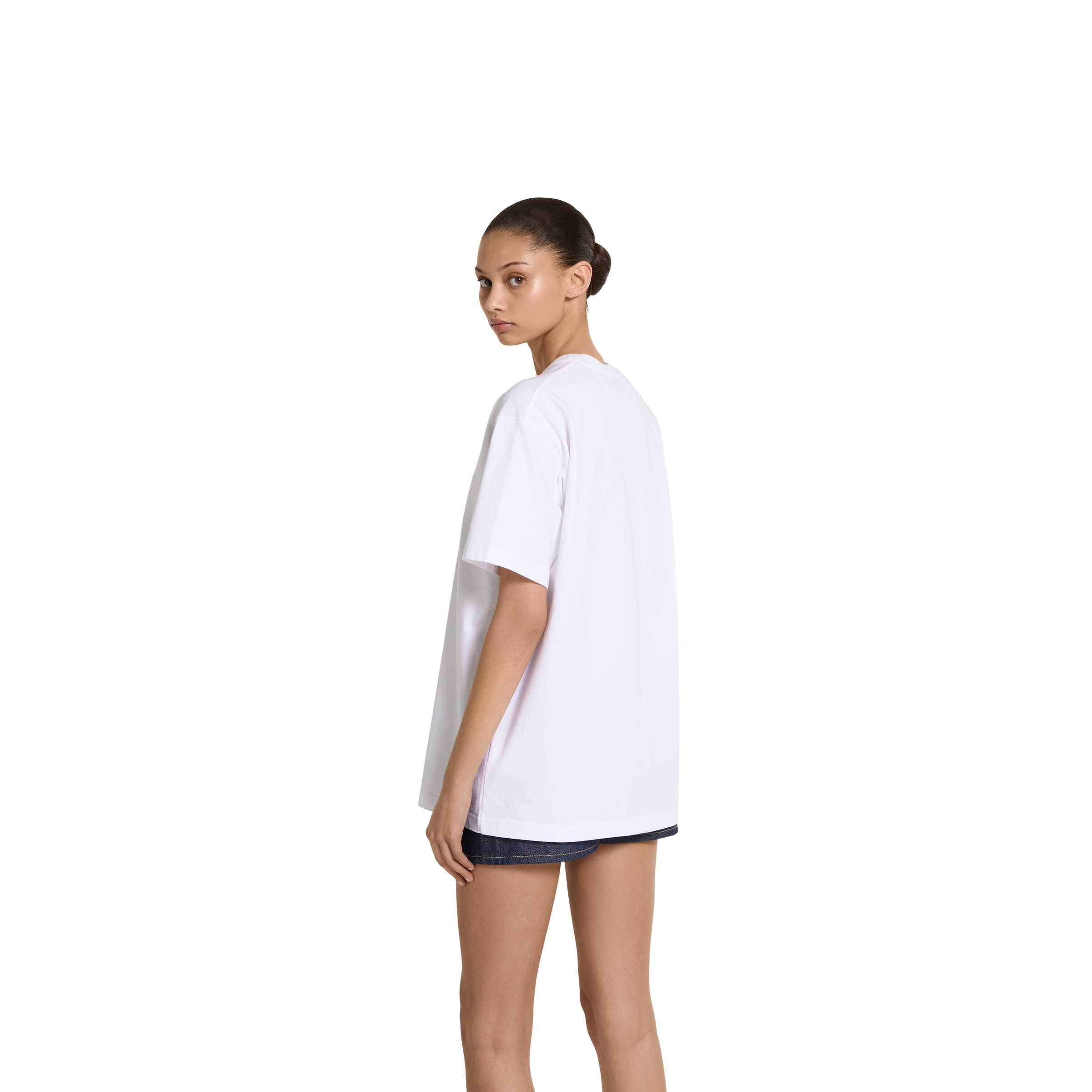 Cotton jersey T-shirt with print - 4