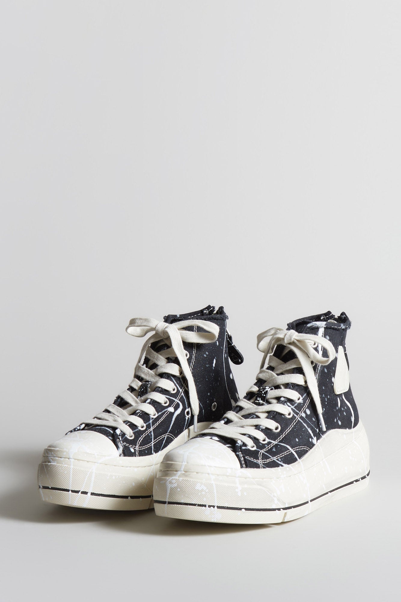 KURT HIGH TOP - BLACK PAINT SPLATTER - 1