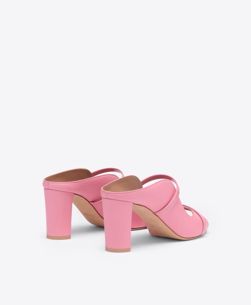 Norah 70 Pink Leather Heeled Sandals 3