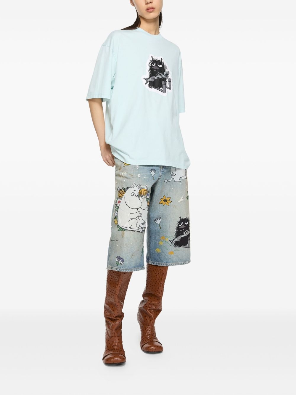 graphic-print t-shirt - 3