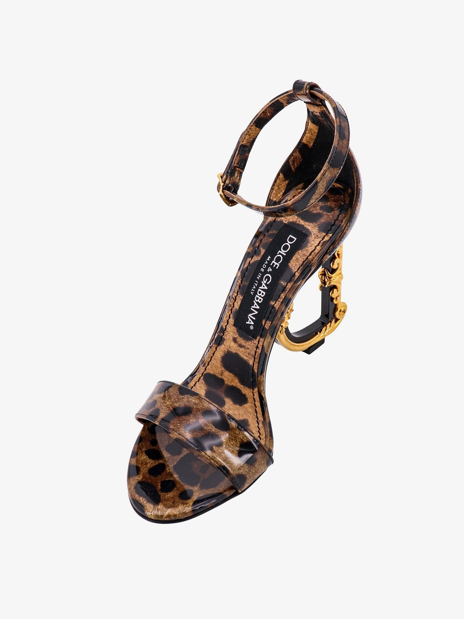 Dolce & Gabbana Woman Dg Barocco Woman Natural Print Sandals - 4