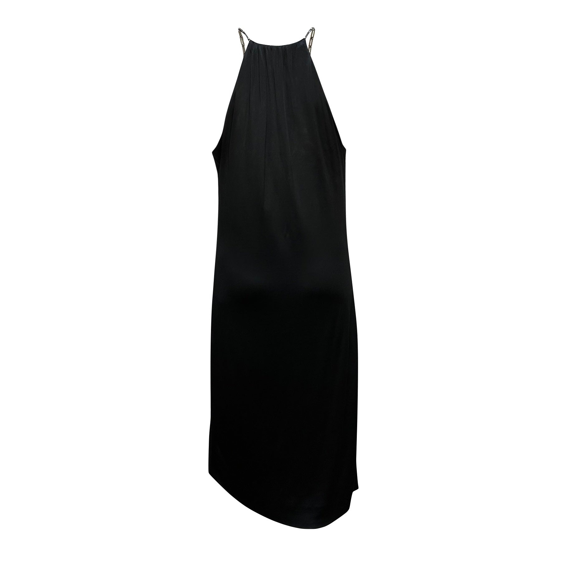 GUCCI Spring Summer 2000 Plunging Neckline Halter Chain Midi Dress - 2
