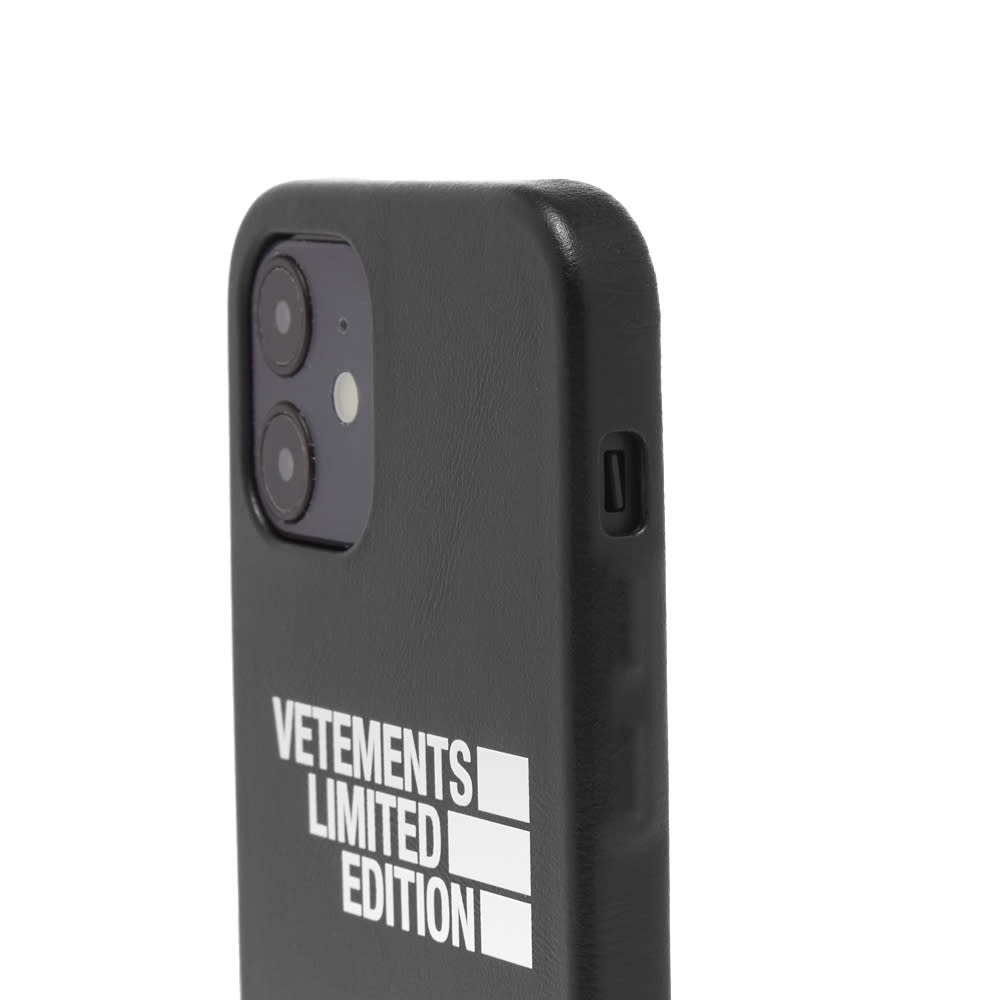 VETEMENTS Logo Limited Edition iPhone 12 Case - 2