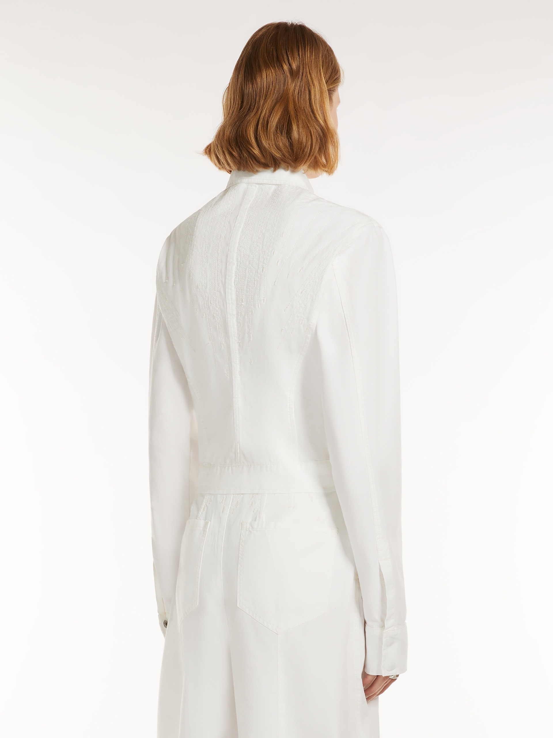 LIGURIA Boxy cotton jacket - 4