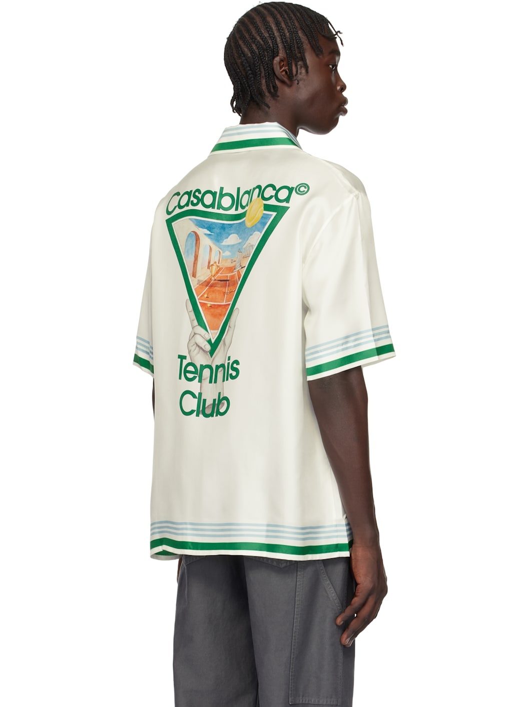 White Metaphysical Tennis Icon Shirt - 3