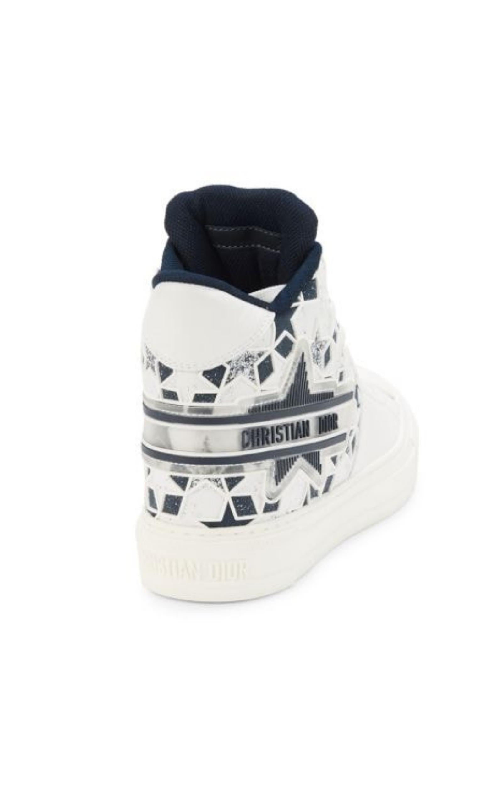 Walk N Dior Star High Top Sneakers - 4