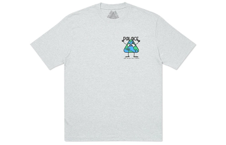 PALACE Globlerone Pattern Printing Short Sleeve Unisex Gray PAL-SS20-59 - 2