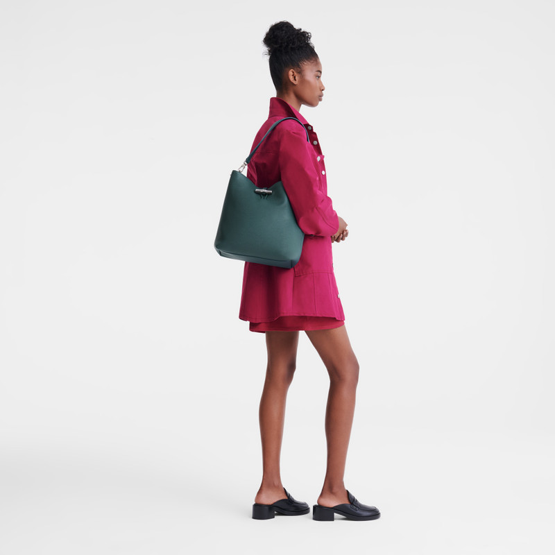 Longchamp Le Roseau M Shoulder bag Cedar - Leather outlook