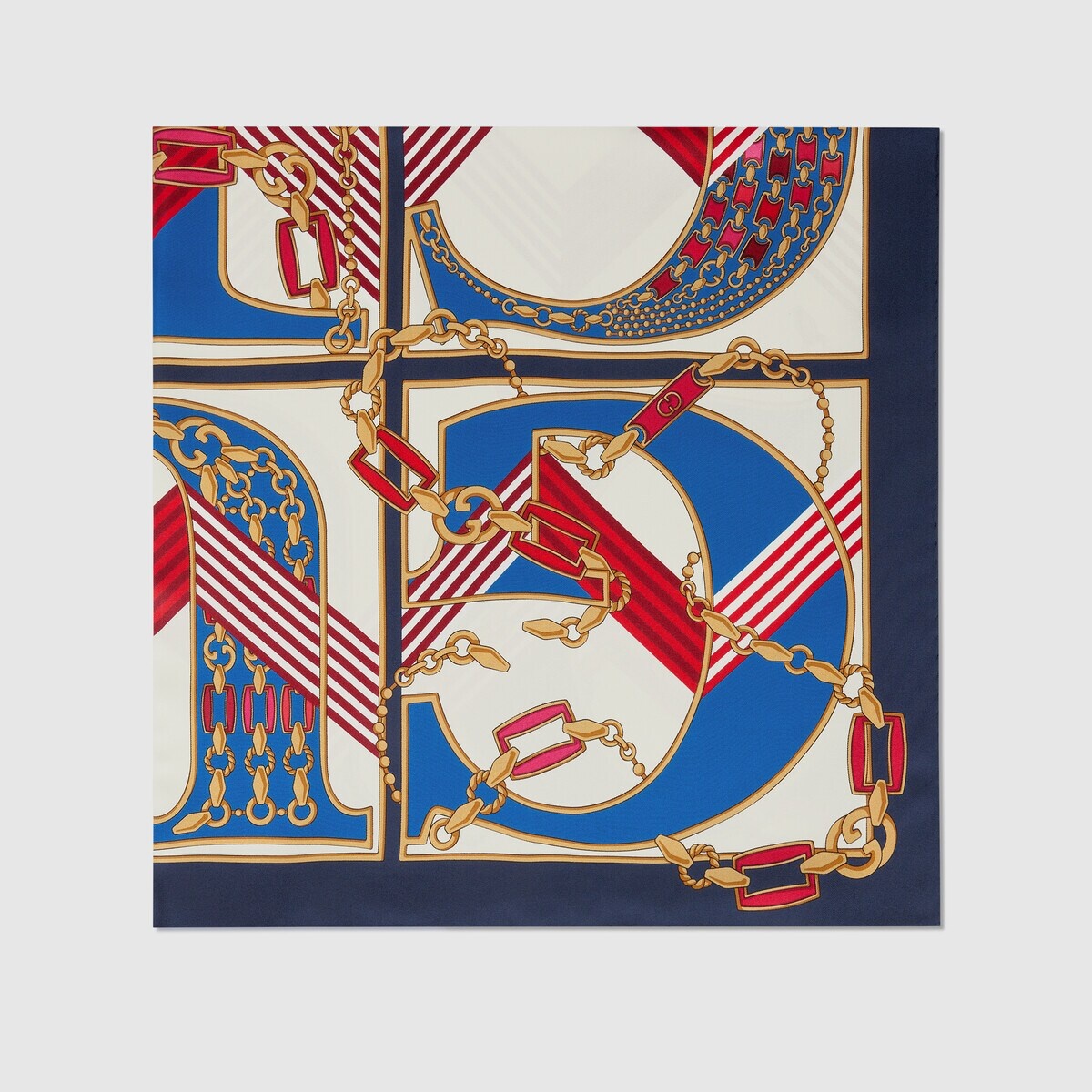 Gucci print silk scarf - 2