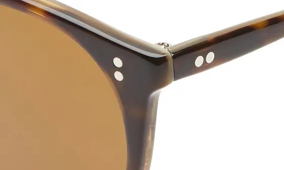 O'Malley 48mm Round Sunglasses in Horn/Brown - 4