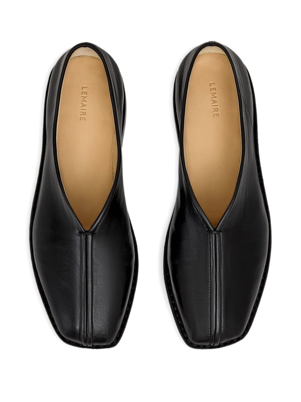 square-toe loafers - 3