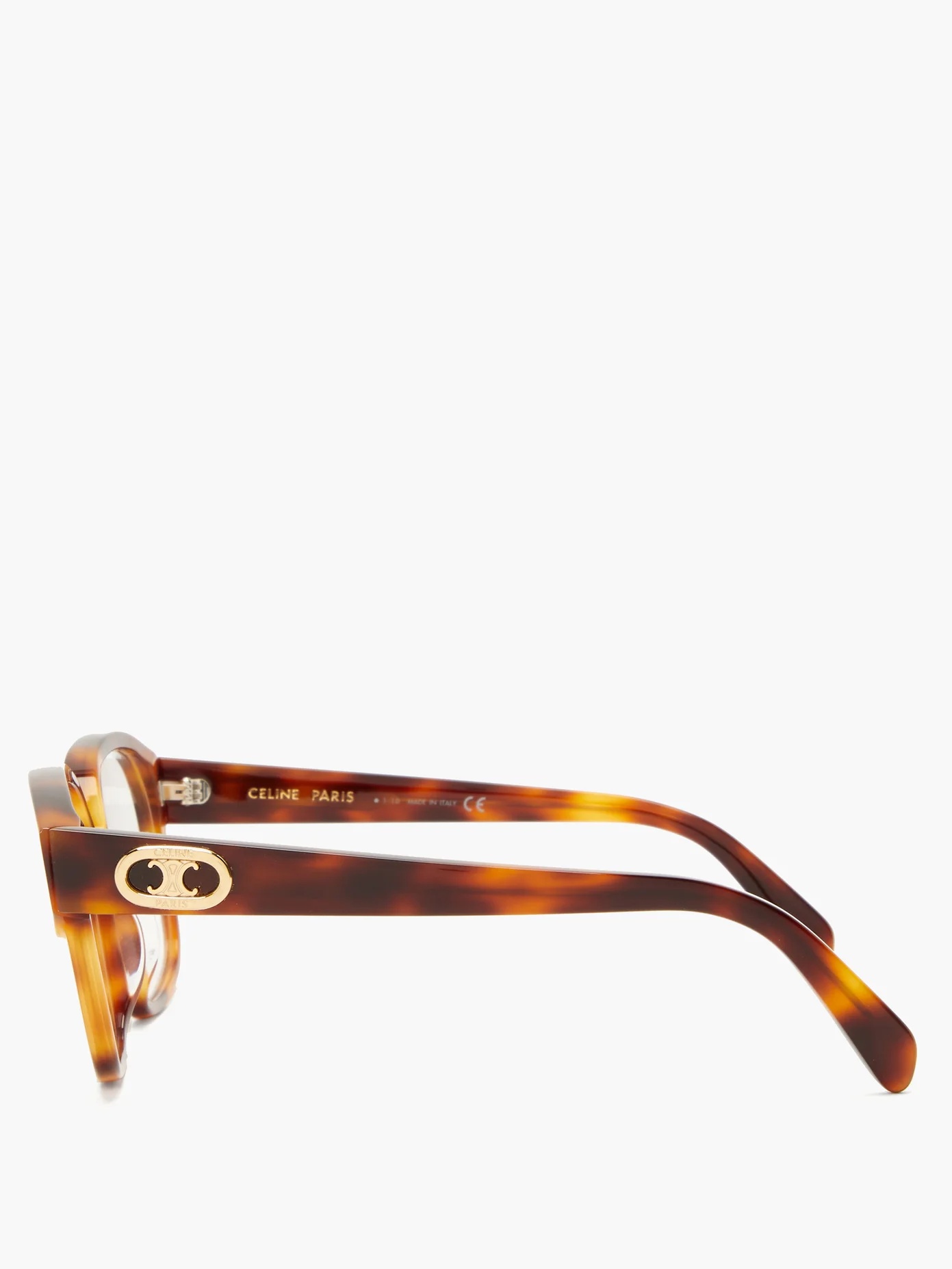 Square-frame acetate glasses - 3