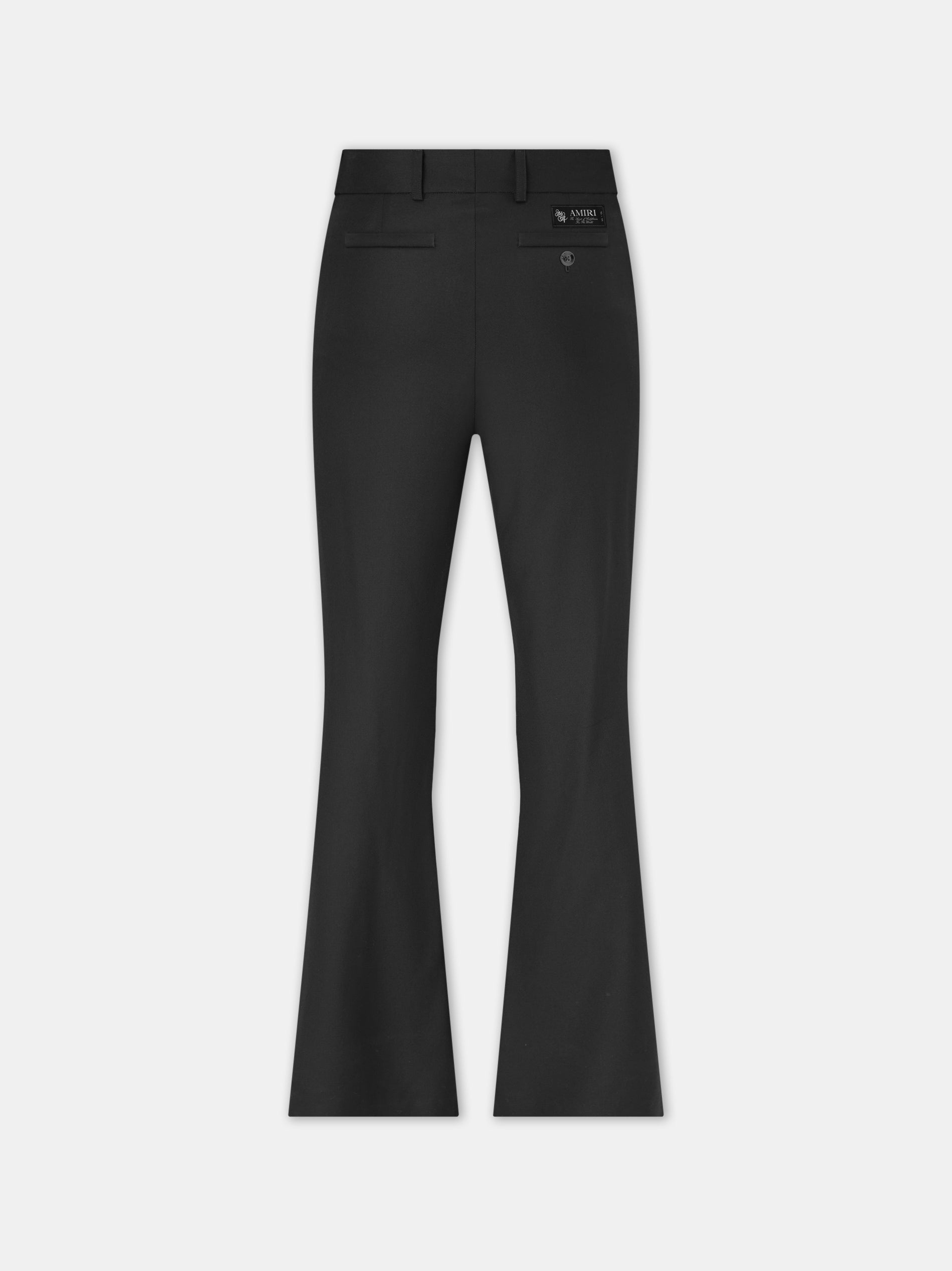 CRYSTAL TRIM CREASED FLARE - 2