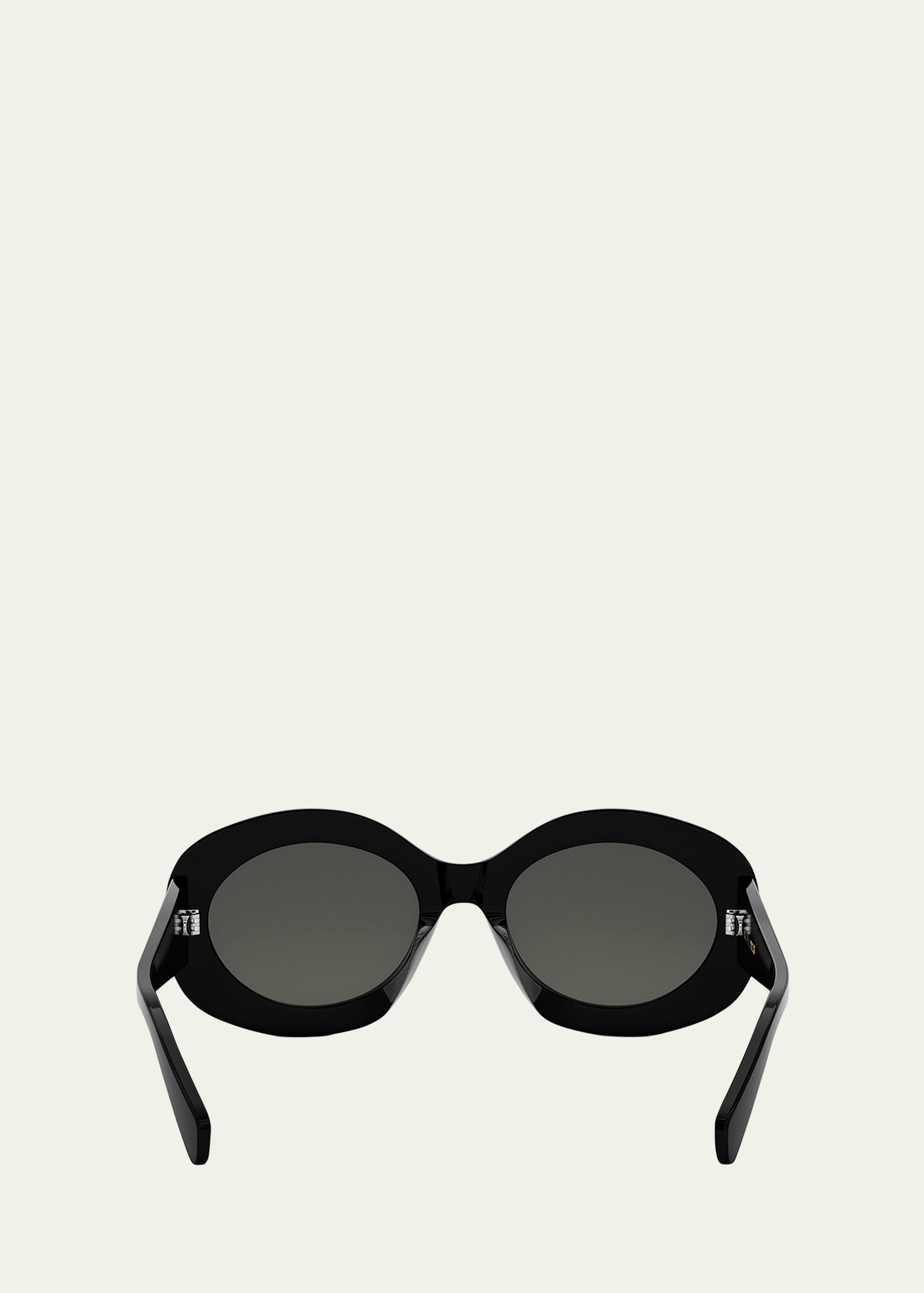 Triomphe Round Acetate Sunglasses - 5